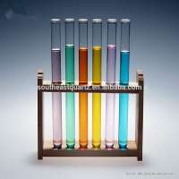 All sizes of high-temperature quartz reaction test tube from southeast quartz lianyungang jiangsu