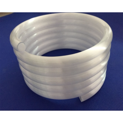 High Quality Milky White Spiral Quartz Glass Tube For Heating Manufacturers from China