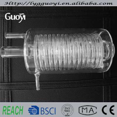 spiral sealing quartz tube clear quartz glass tube,milky spiral tube